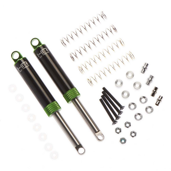 Hot Racing TD100T05 Green Internal Spring Air Shocks 100mm Axial SCX10