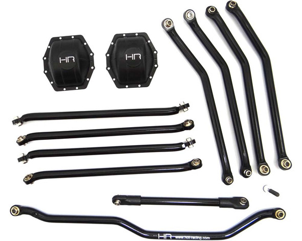 Hot Racing WRA8000E01 Aluminum Black Link Set Wraith / Ridgecrest