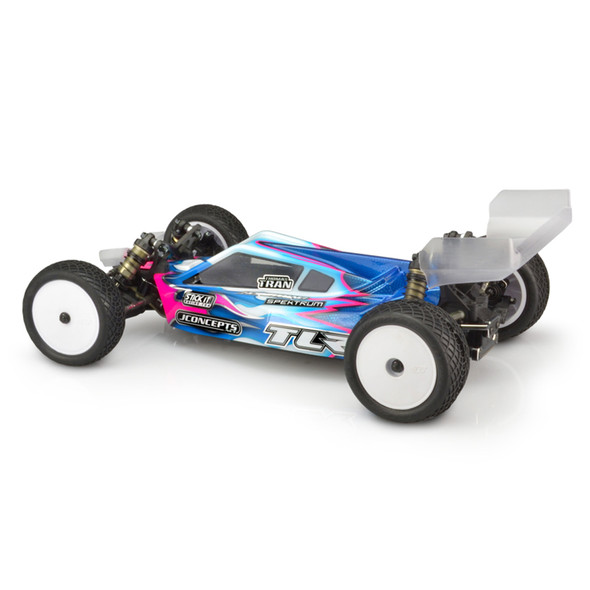 J Concept 0284L P2 Clear Body Lightweight w/ 2x Aero S-Type Wing : TLR 22 5.0 Elite Buggy