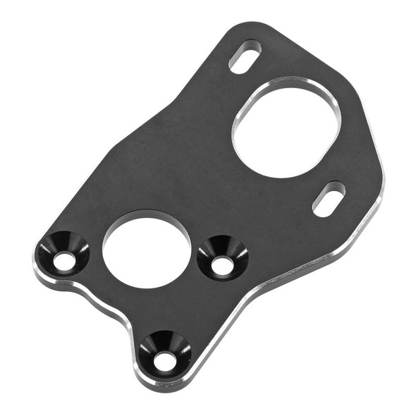 JConcepts 25642 3-Gear Laydown Honeycomb Motor Plate Black : RC10B6