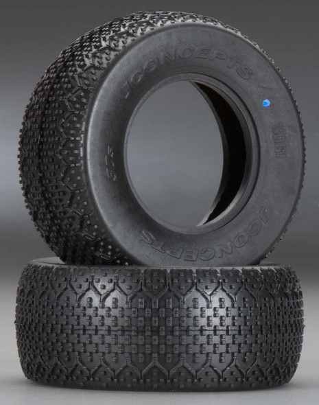 JConcepts 306101 3Ds Tires Blue : SCT 3.0" x 2.2"