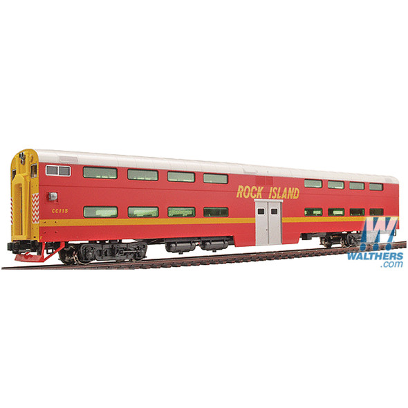 Kato 35-6024 Bi-Level 4 Window Cab/Coach Rock Island #CC115 HO Scale