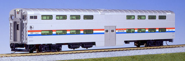 Kato 356031 Amtrak Pullman Bi-Level Passenger Car 4-Window Coach Phase III HO Scale