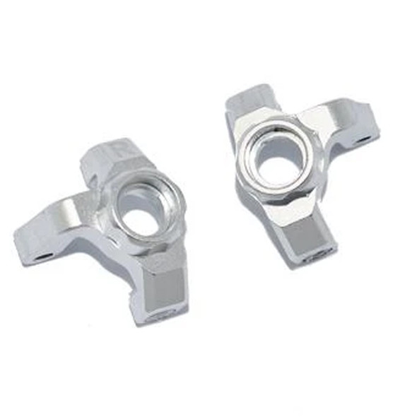 GPM Racing Aluminum Front Knuckle Arm Silver : Losi 1/18 Mini-T 2.0
