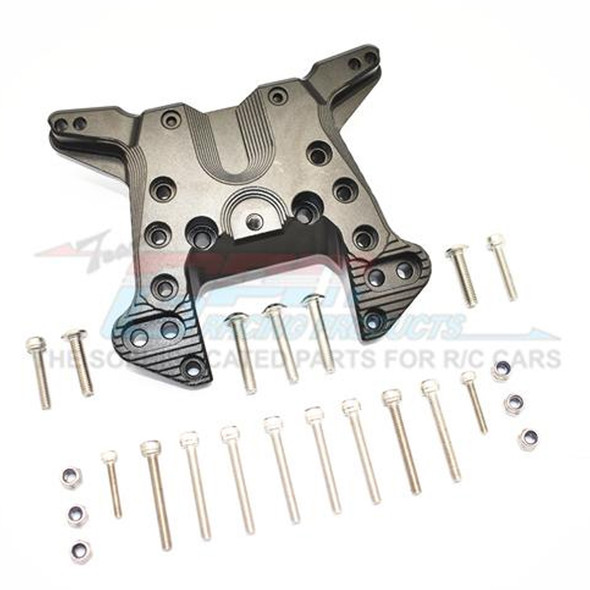 GPM Racing Aluminum Rear Shock Mount Black : 1/5 KRATON 8S BLX Monster Truck