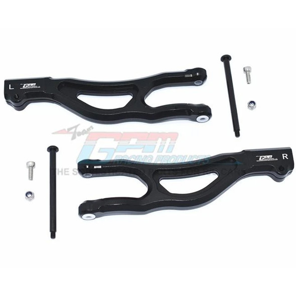 GPM Racing Aluminum Front Upper Arms Black : 1/5 KRATON 8S BLX Monster Truck