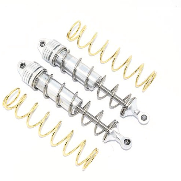 GPM Aluminum Front Thickened Spring Dampers 177mm Silver : 1/5 KRATON 8S BLX