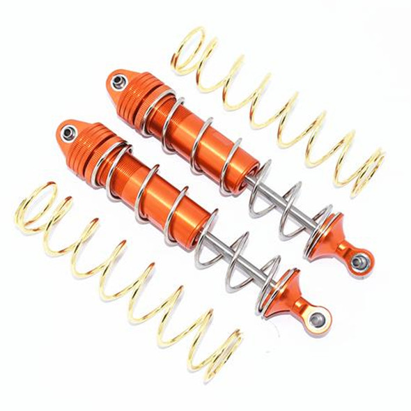 GPM Alum Rear Thickened Spring Dampers 187mm Orange : 1/5 8S BLX Kraton/Outcast