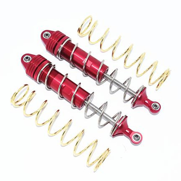 GPM Alum Rear Thickened Spring Dampers 187mm Red : 1/5 8S BLX Kraton/Outcast