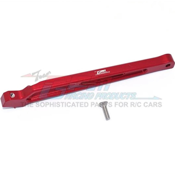 GPM Racing Aluminum Rear Chassis Brace Red : Arrma 1/7 Mojave 6S BLX