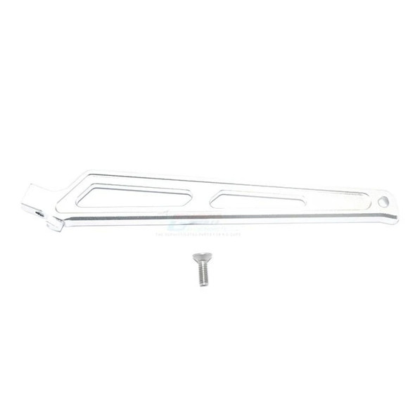 GPM Racing Aluminum Rear Chassis Brace Silver : Arrma Talion 6S BLX GPM Racing Aluminum Rear Chassis Brace Silver : Arrma Talion 6S BLX