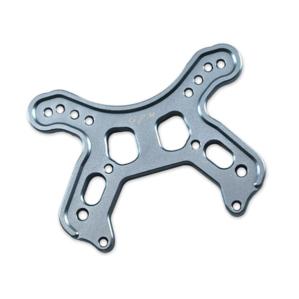 GPM Racing Aluminum Front Shock Tower Grey : Arrma 1/8 TYPHON 6S BLX