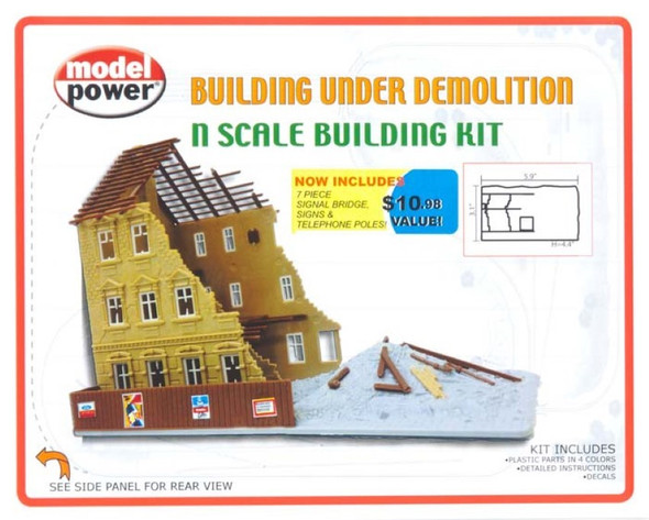 Model Power Under Demolition Train Building Kit N 1500