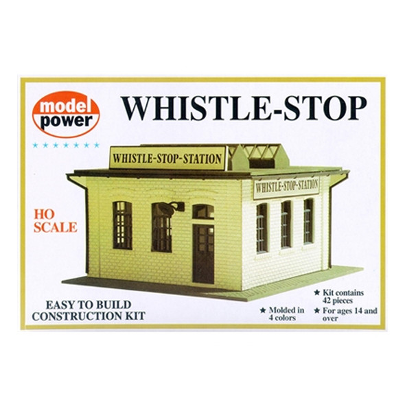 Model Power 444 Whistle Stop Easy to Build Construction Kit : HO Scale