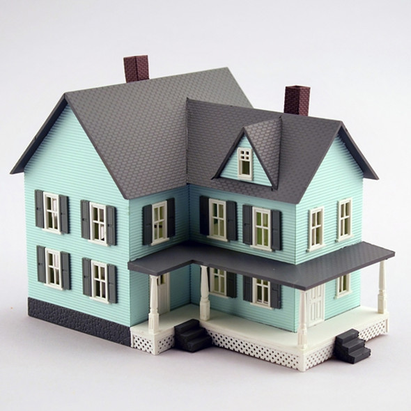 Model Power 779 Grandma's New House Built-Up Building : HO Scale