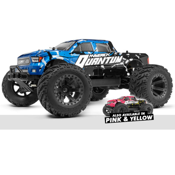 Maverick 150100 Quantum MT 1/10 4WD Electric Monster Truck RTR Blue / Silver