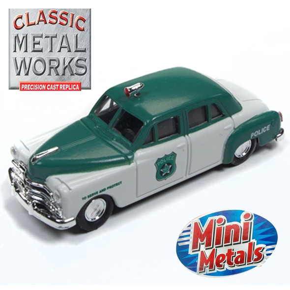 Classic Metal Works 30536 - 1950 Dodge Police Car 1:87 HO Scale