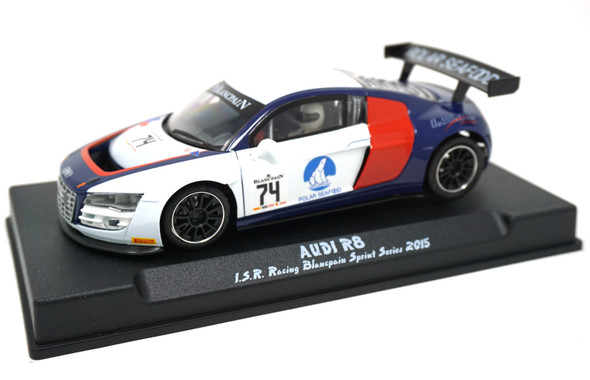 NSR 0028AW Audi R8 Blancpain Sprint Series 2015 ISR Racing #74 1/32 Slot Car