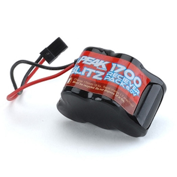Peak Racing PEK00522 Blitz Reciever Pack 1700 NiMh Hump Battery 6.0V w/ Uni Plug