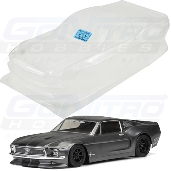 Protoform 1558-40 1968 Ford Mustang Clear Body VTA Class