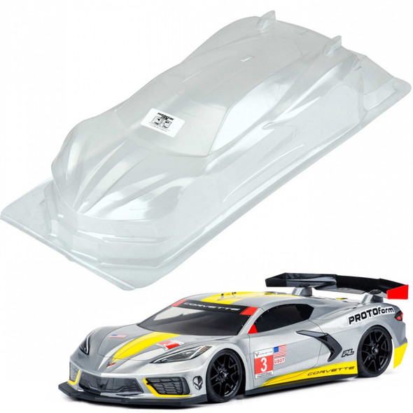 Protoform 1574-25 Chevrolet Corvette C8 Clear Body : 190mm TC