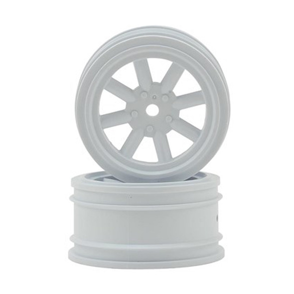 Protoform 2766-04 Vintage Racing Front Wheels (26mm) White (2)