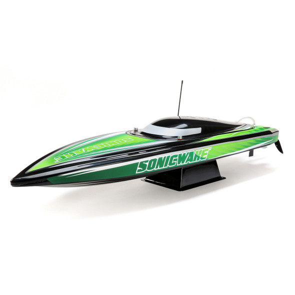 Pro Boat Sonicwake 36" Self-Righting Brushless Deep-V RTR Black Boat PRB08032T2