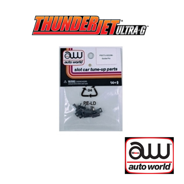 Auto World Thunderjet Guide Pin (10) Pack : 1:64 / HO Scale Slot Car