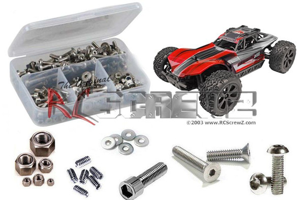 RC Screwz RCR048 RedCat Blackout XBe 1/10th Stainless Screw Kit