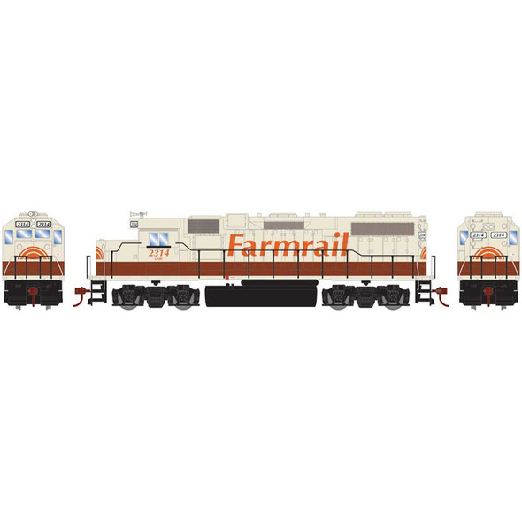 Athearn RND14645 GP38-2 GNBC Farmrail #2314 Locomotive HO Scale