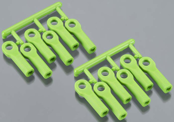 RPM 80514 Long Rod Ends (Green) for Traxxas Vehicles