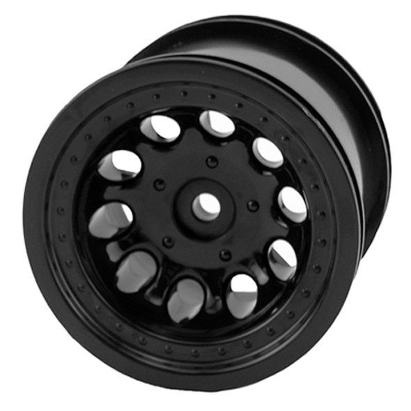 RPM 82052 Revolver 2.2" Rear Wheels / Rims Black For Traxxas Rustler / Stampede