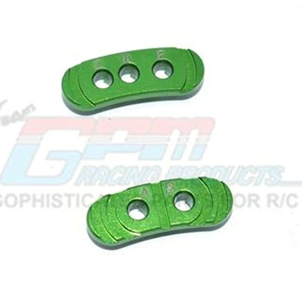 GPM Racing Aluminum Fixed Gear Adapter Green : Rustler 4x4 VXL