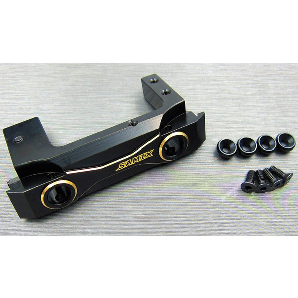 SAMIX SCX2-4068 Front Short Brass Bumper Mount w/Adjustable Servo Mount : SCX10-II