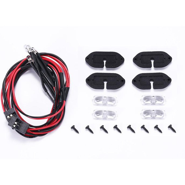 GPM R/C Scale Accessories Chassis Lights Clear : SCX10 III Jeep JL Wrangler