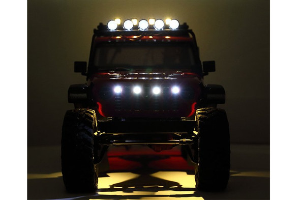 GPM R/C Scale Accessories Chassis Lights Clear : SCX10 III Jeep JL Wrangler