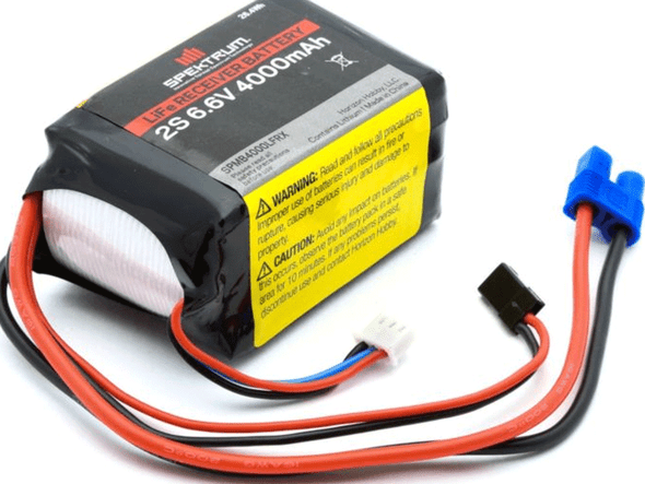 Spektrum 4000mAh 2S 6.6V LiFe Receiver Battery SPMB4000LFRX Spektrum 4000mAh 2S 6.6V LiFe Receiver Battery SPMB4000LFRX