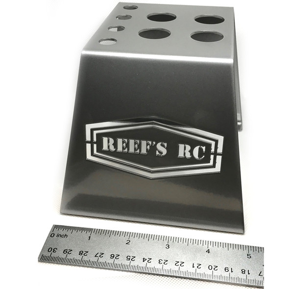 Reef's RC SEHREEFS39 Hardened Steel Car Stand Gray w/ Shock Holes