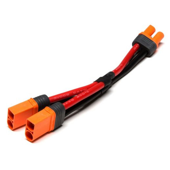Spektrum SPMXCA509 Battery Parallel Y-Harness w/ 6"/150mm Wire 10 AWG : IC5 Spektrum SPMXCA509 Battery Parallel Y-Harness w/ 6"/150mm Wire 10 AWG : IC5