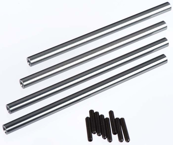 STRC Aluminum Front / Rear Lower Suspension Links Kit Gun Metal SCX10 STA30518GM