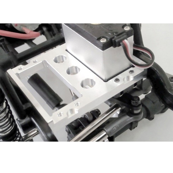 STRC STC42004S Aluminum Heavy Duty Servo Mount Tray Silver : Associated Enduro STRC STC42004S Aluminum Heavy Duty Servo Mount Tray Silver : Associated Enduro