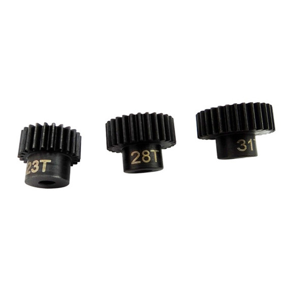 Hot Racing Speed Pinon Gear Set 23 28 31 Tooth 48p : 1/16 Summit