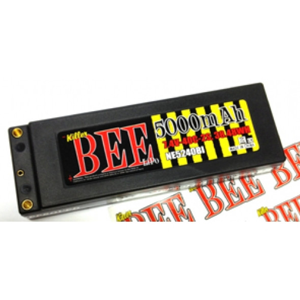 Trinity NE5240BI Killer Bee 2S 7.4V 5000mAh 40C LiPo Racing Battery