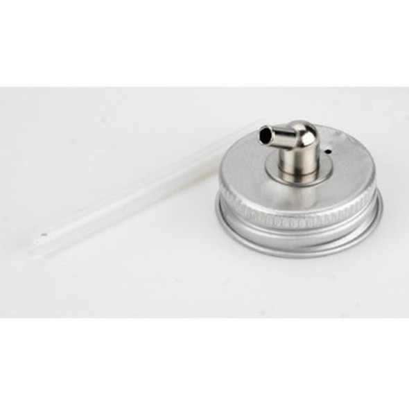 Badger 50-208M 33mm Metal Jar Adaptor w/ Basket & Siphon Tube :150/155/175/200/360