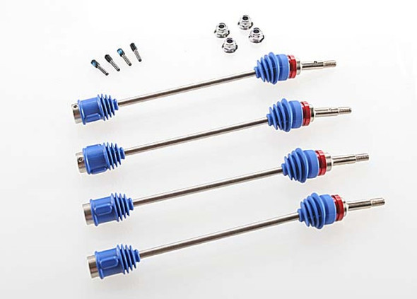 Traxxas 5451R Steel Driveshafts/Drive Shafts w/OptiDrive CVD