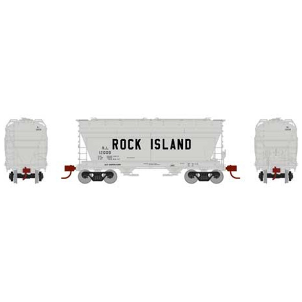Athearn ATH23454 ACF 2970 Covered Hopper RI #12009 Freight Car N Scale