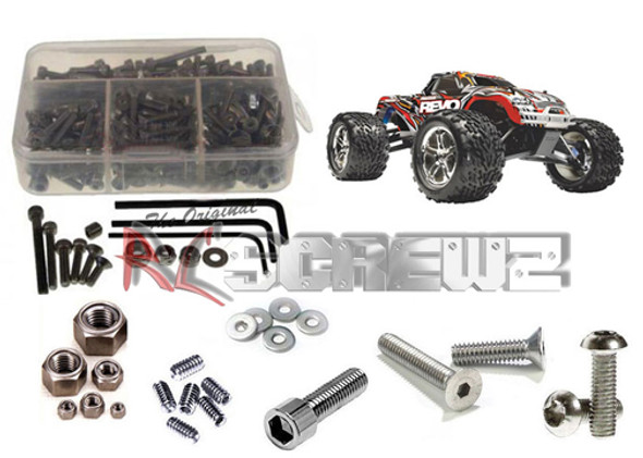 RC Screwz Stainless Steel Screw Kit Traxxas Revo 3.3 TRA015