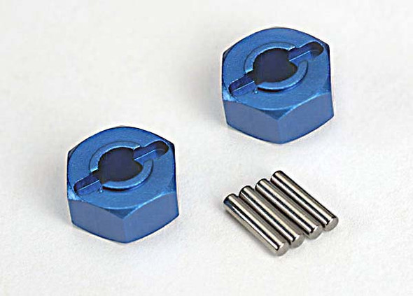 Traxxas 1654X Wheel Hubs Aluminum (2)