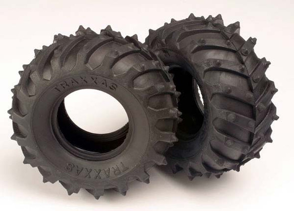 Traxxas 1870 Sledgehammer Terra-Spiked Truck Tires (2) : Nitro Rustler / Sport / Stampede