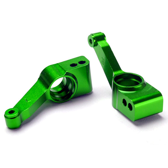 Traxxas 1952G Alum Rear Stub Axle Carriers Green (2) : 4X4 Slash / Stampede